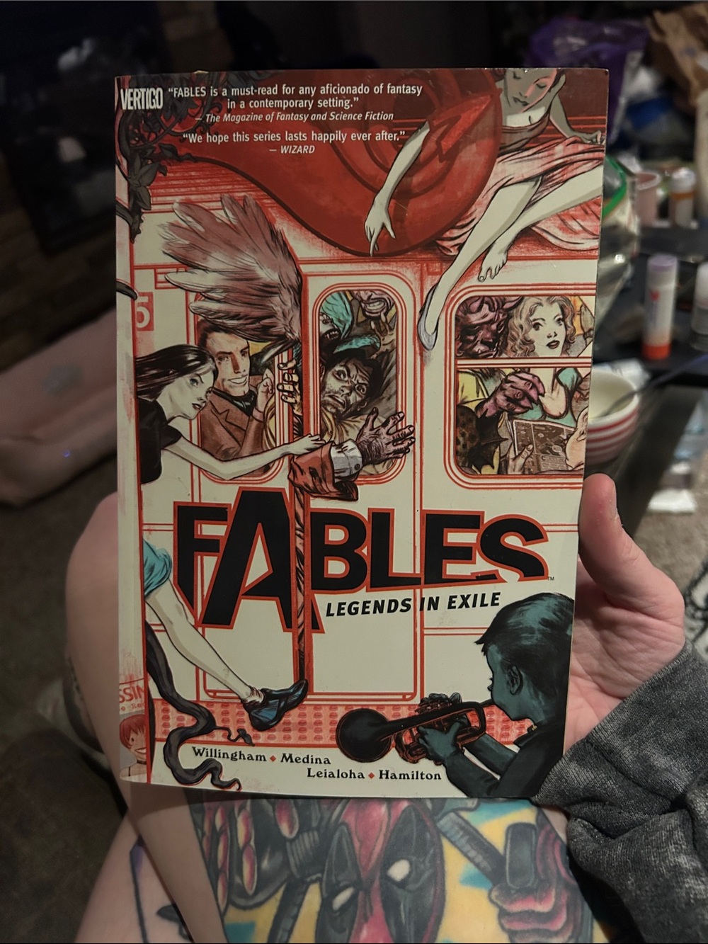 Fables: Legends in Exile Graphic Novel - Red & Cream Cover